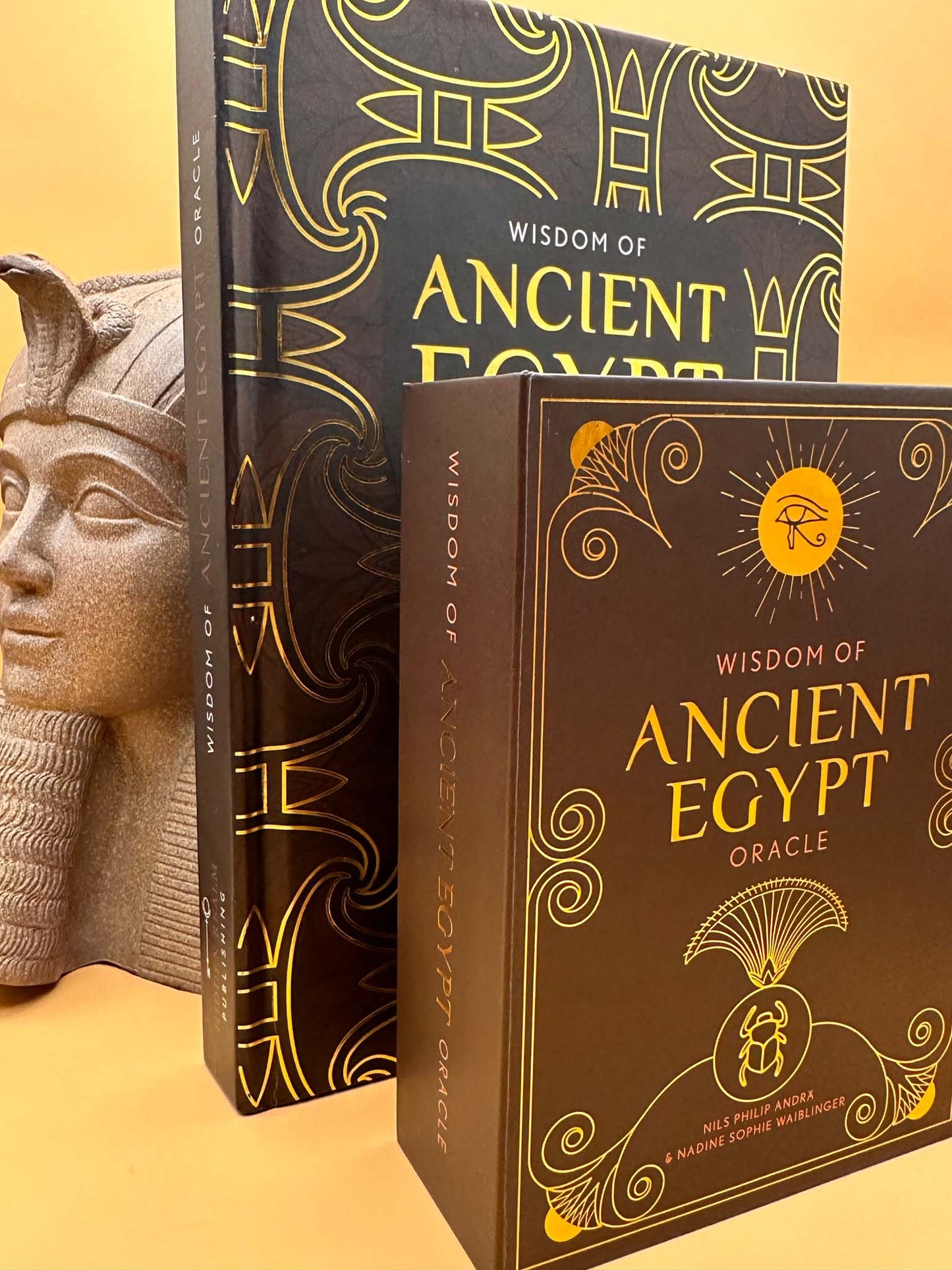 Anubis Bundle: Exquisite Limited Edition Oracle Deck & Guidebook - Personally Hand-Signed with Dedication and Accompanied by a Special Bookmark - Unveiling the Wisdom of Ancient Egypt's Oracle
