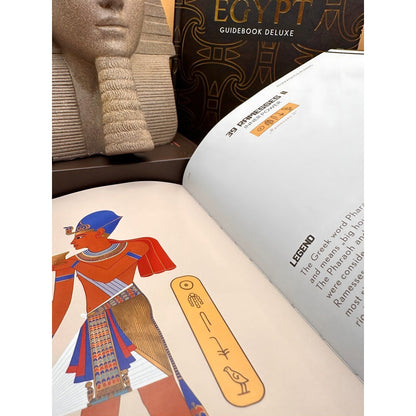 Bundle Pharaoness: Deck & Guidebook Deluxe & Pouch & Altar Cloth & Bookmark - WISDOM OF ANCIENT EGYPT ORACLE - Hidden-Realm Shop